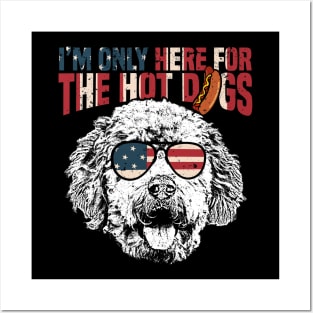 Goldendoodle Shirt Funny 4th of July Pup Tee Posters and Art